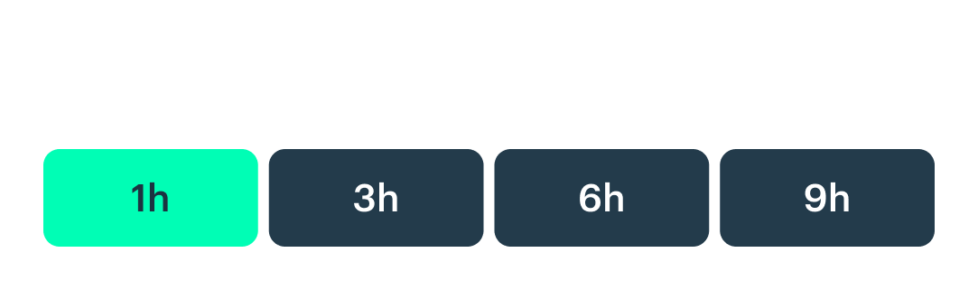 Minimum wind duration setting, with one hour selected.