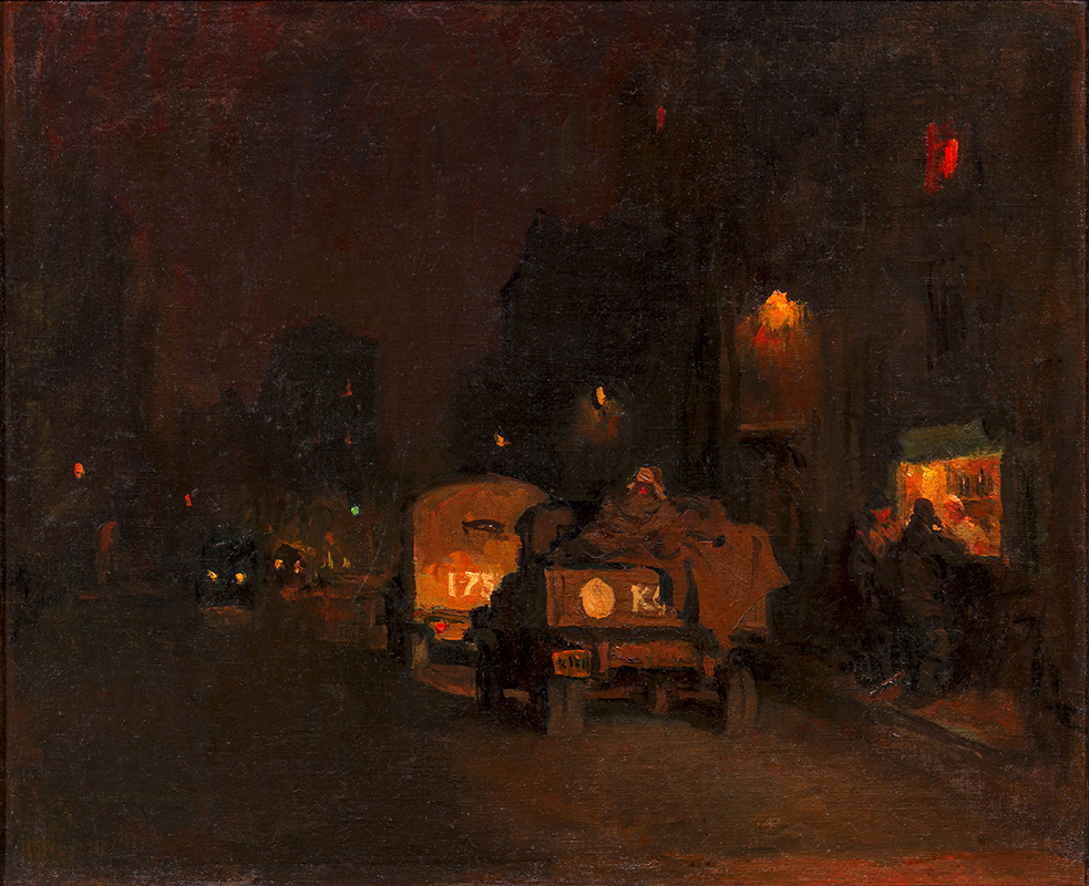  Город ночью. 1947 