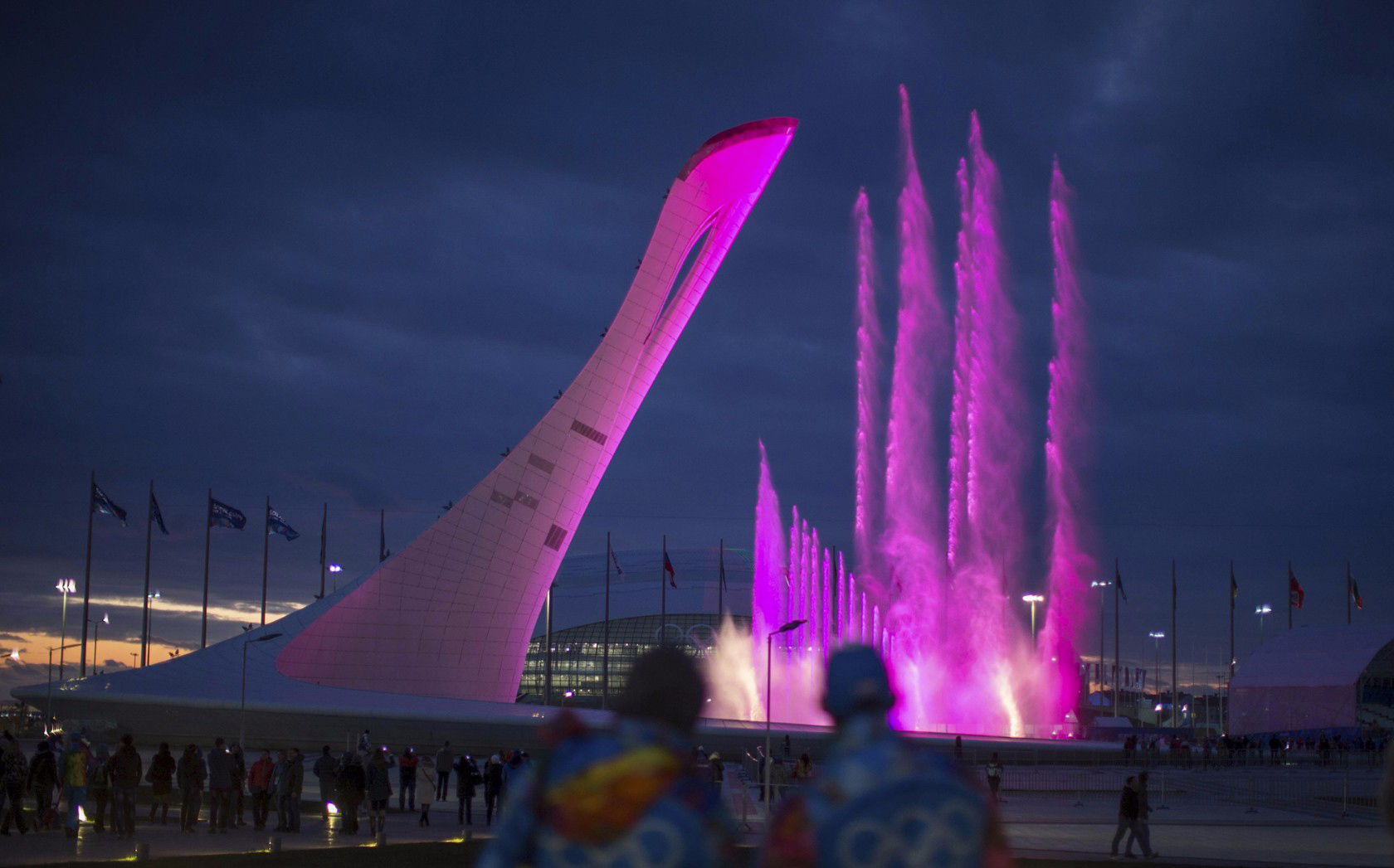 Олимпийский парк фонтаны