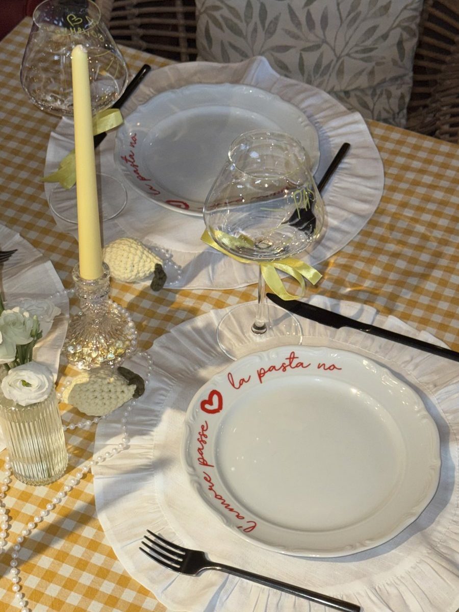 Фирменная тарелка l'amore passa la pasta no