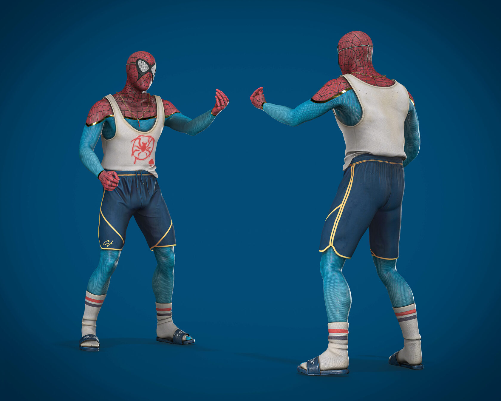 SPIDERSONA ART CHALLENGE! SpiderSano 