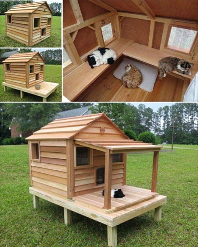 когтеточки для кошек и домики на заказ