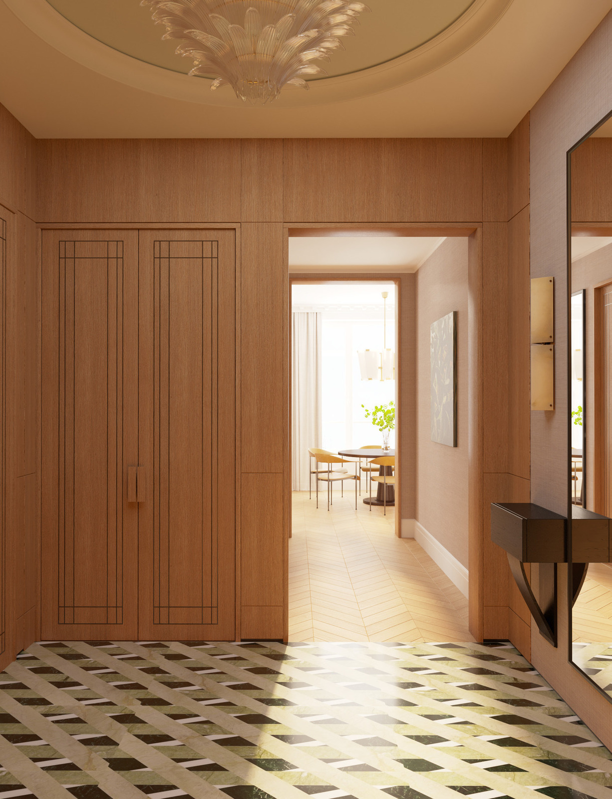 Светильники Visual Comfort и Barovier&amp;Toso в интерьере дизайнера Екатерины Фёдоровой