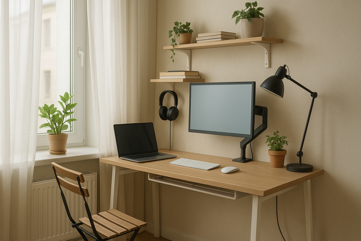 Как обустроить рабочее место в маленькой квартире