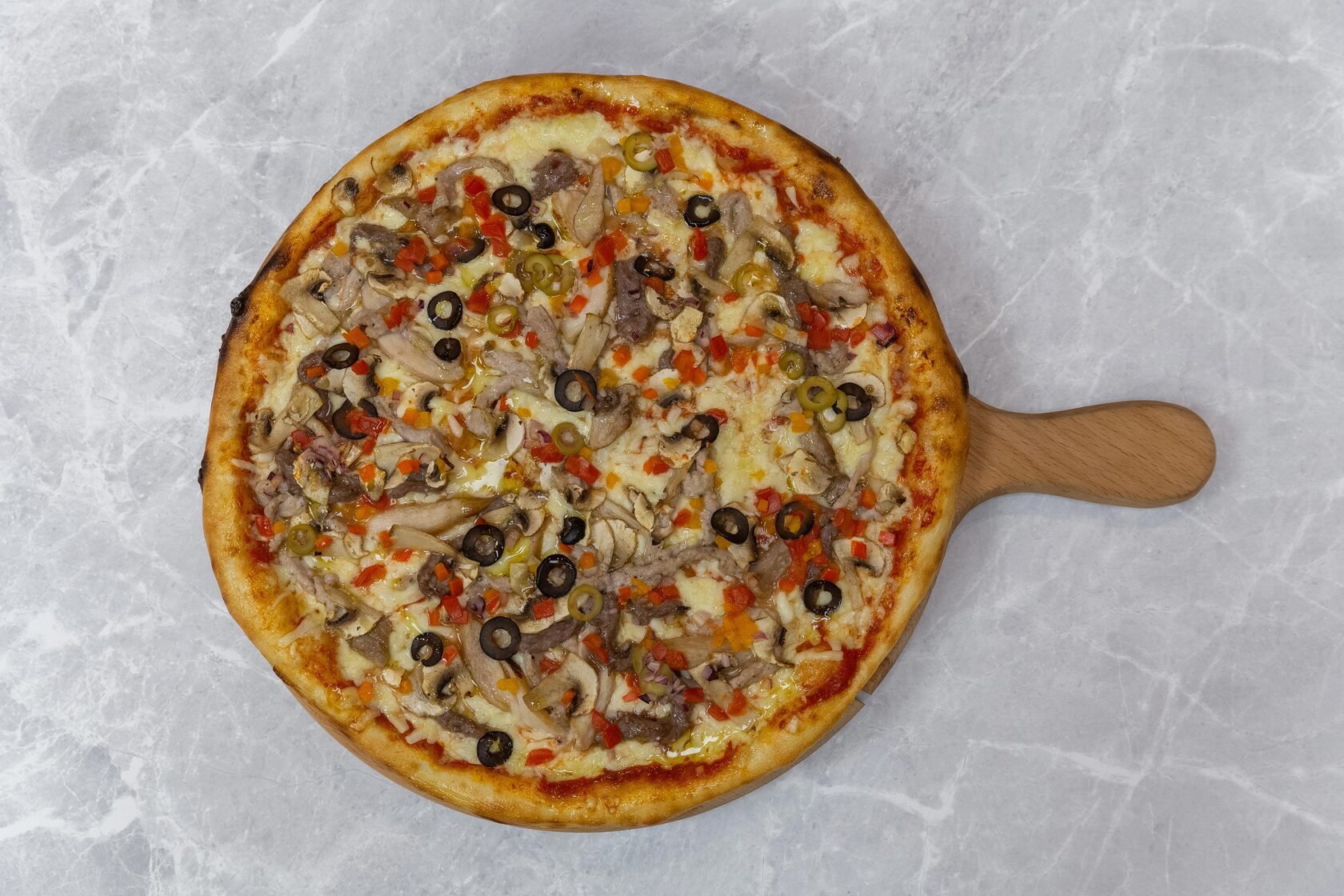 я хочу пиццу с перцем луком пепперони и оливками фото 18