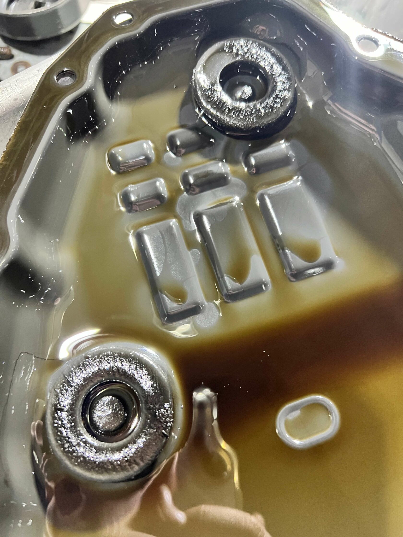 Магниты поддона вариатора с налетом