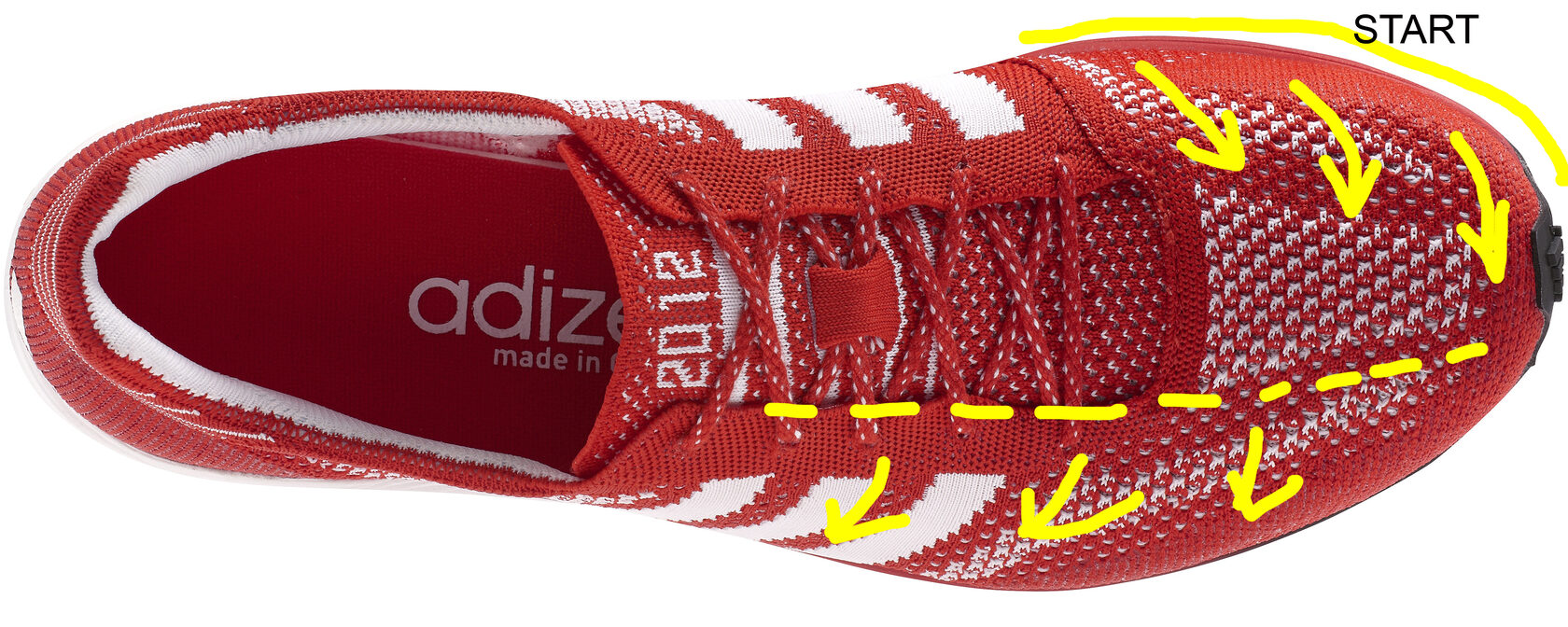 Детали Primeknit