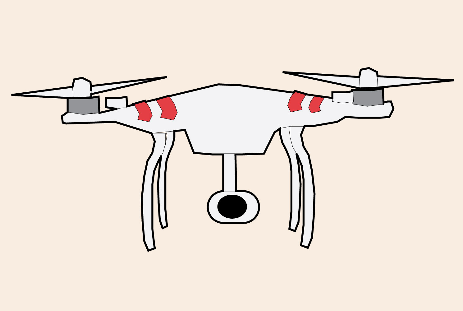 Рисунок дрона