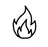 иконка огонь