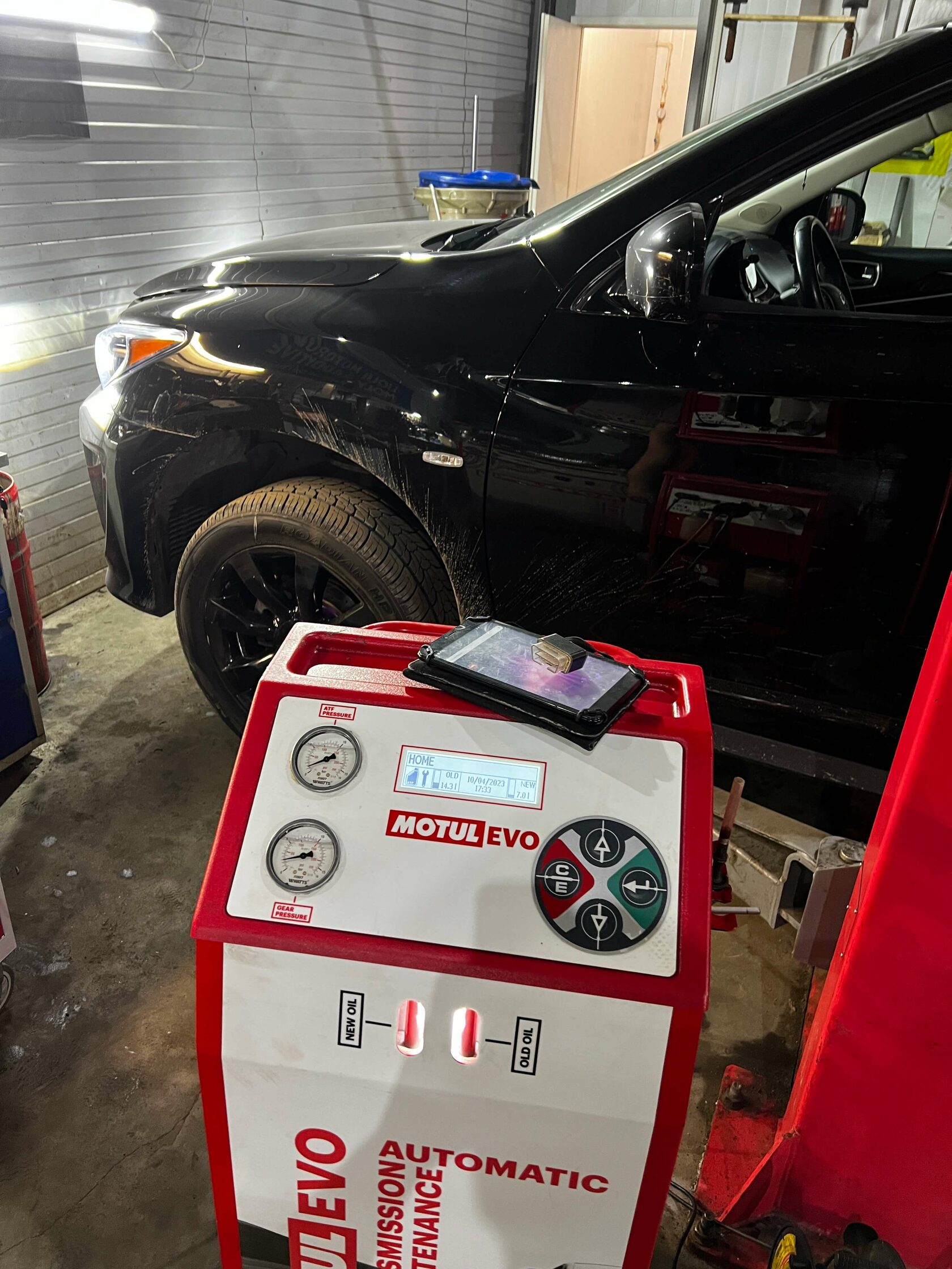 Состояние старого масла в вариаторе Infiniti