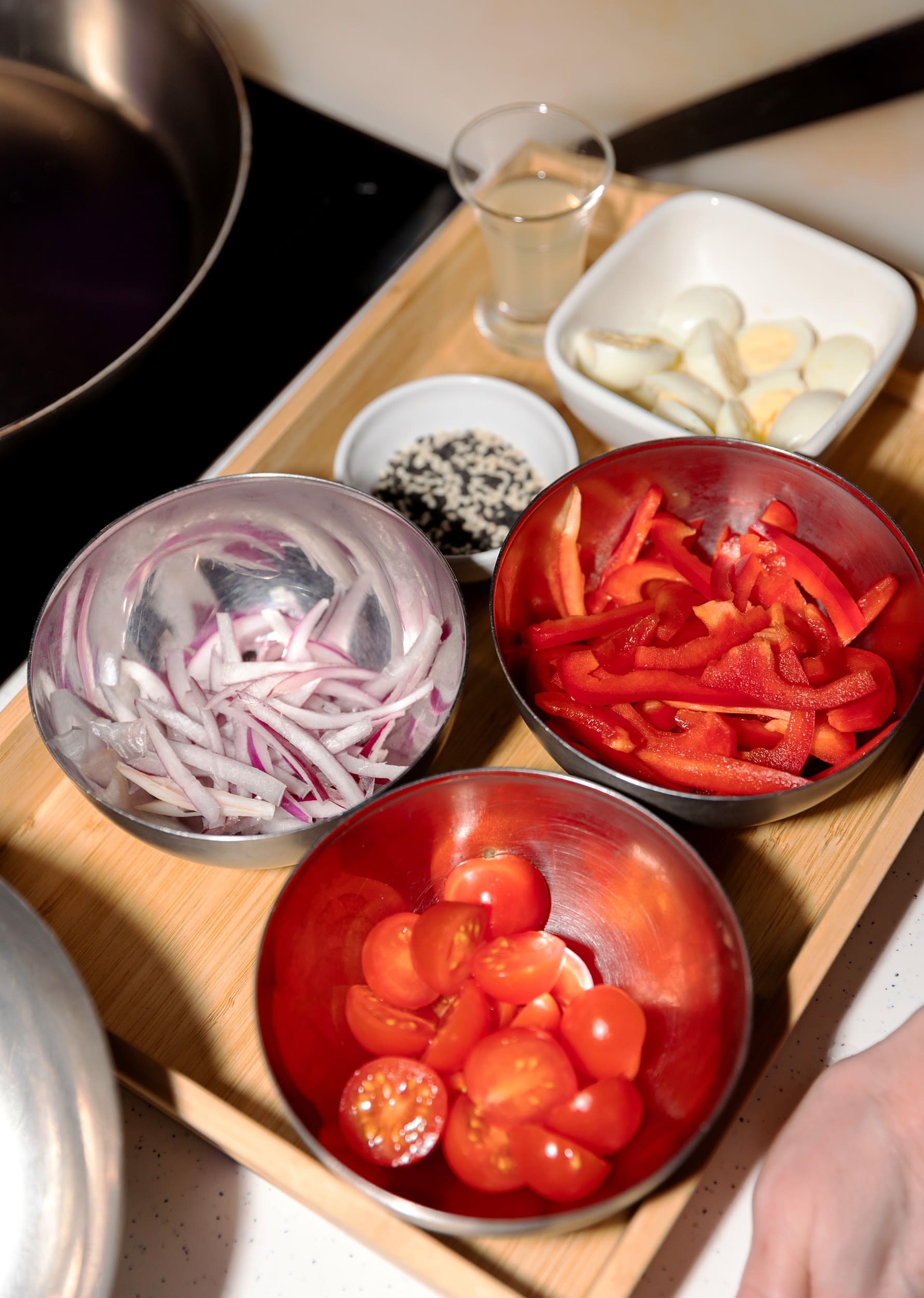 Подготовка к кулинарному мастер-классу в студии Фудлофт на ВО