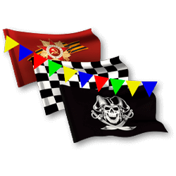 иконка печати флагов для мероприятий 