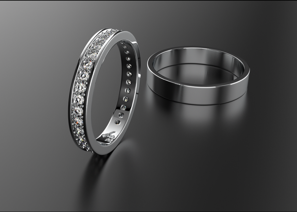 Изготовление дизайнерских свадебных обручальных колец из золота с ...