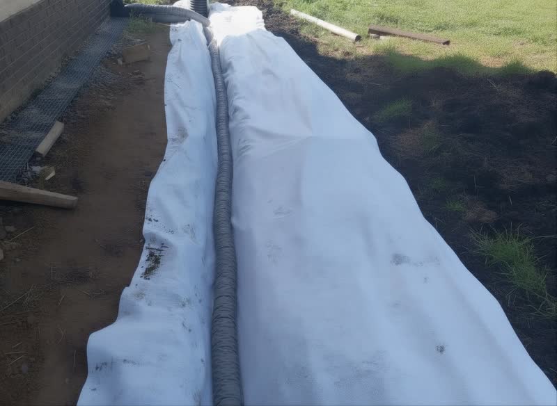 Поверхностный водоотвод на участке
