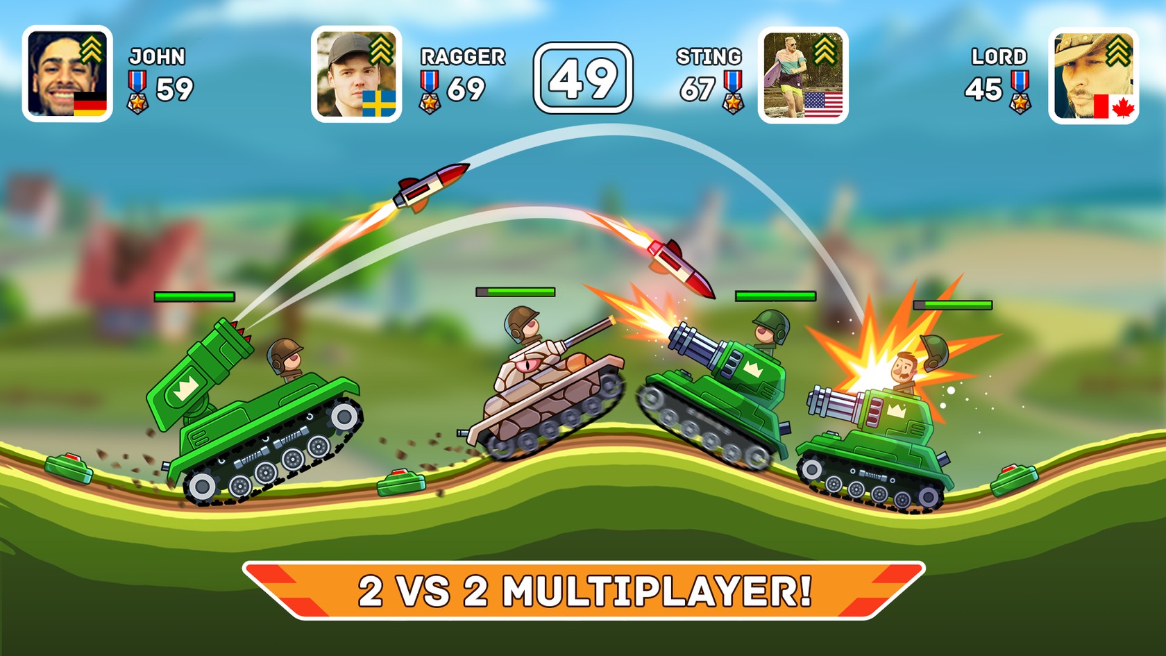 Превью игры Hills of Steel