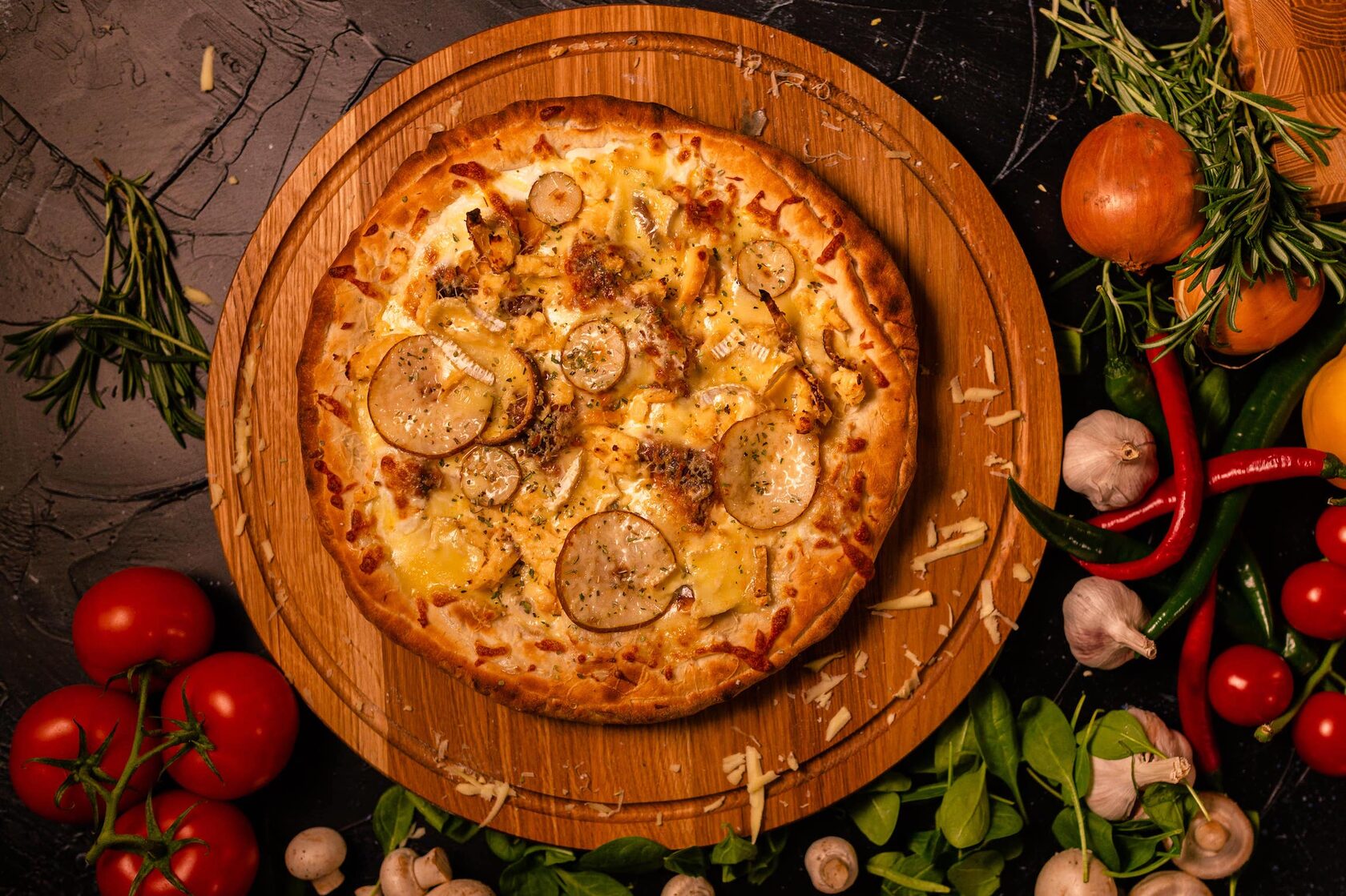 чесночная пицца рецепт фото 88