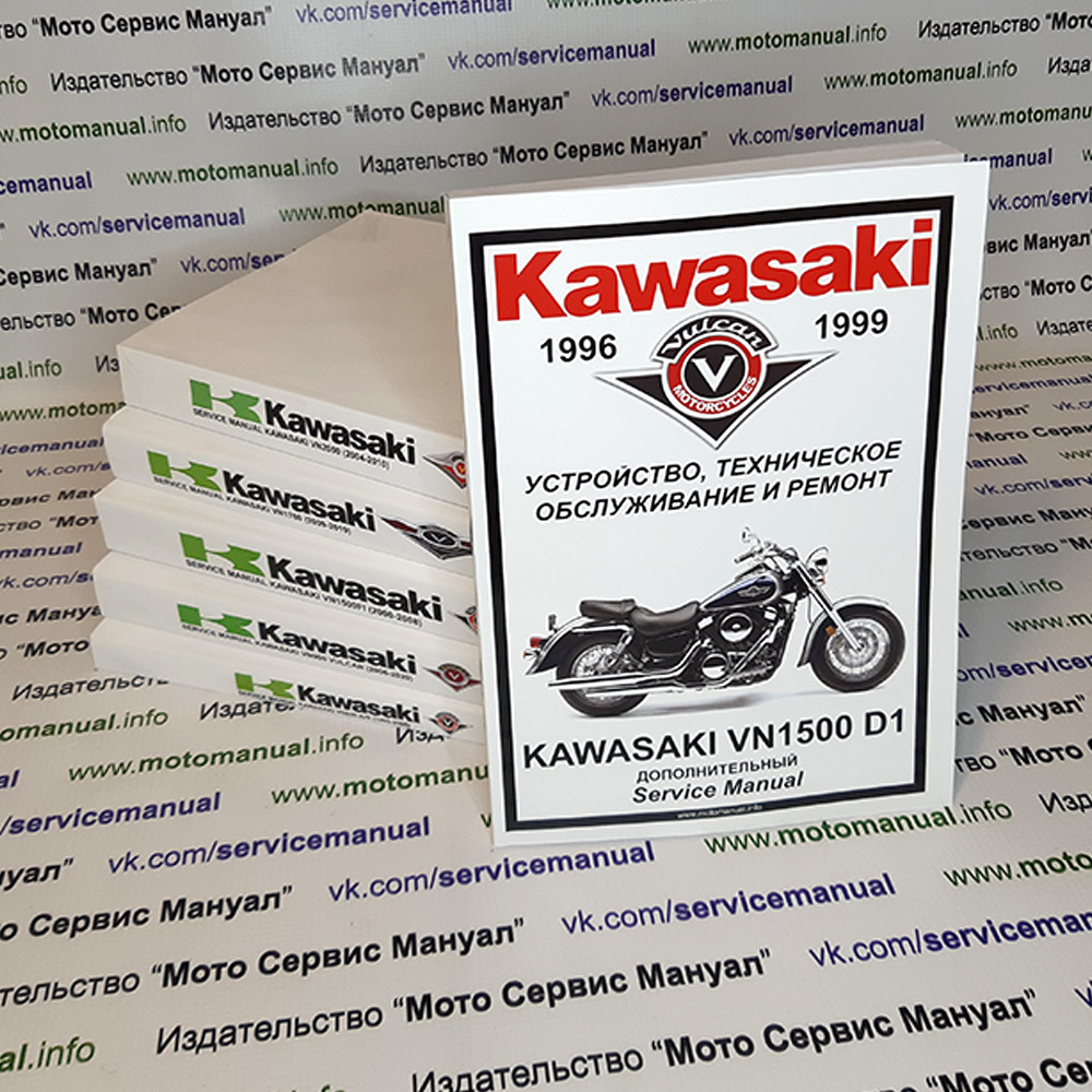 Книга по ремонту KAWASAKI