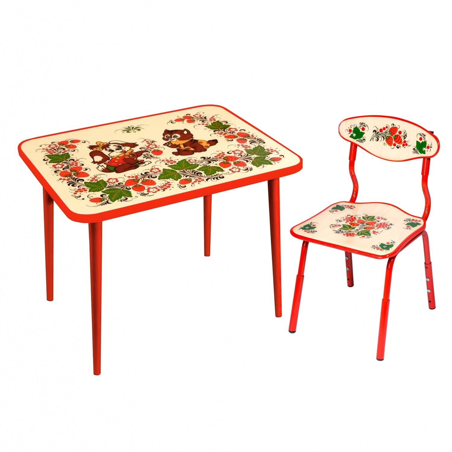 Комплект мебели стол + стулья 5 предметов артикул № 4278990
