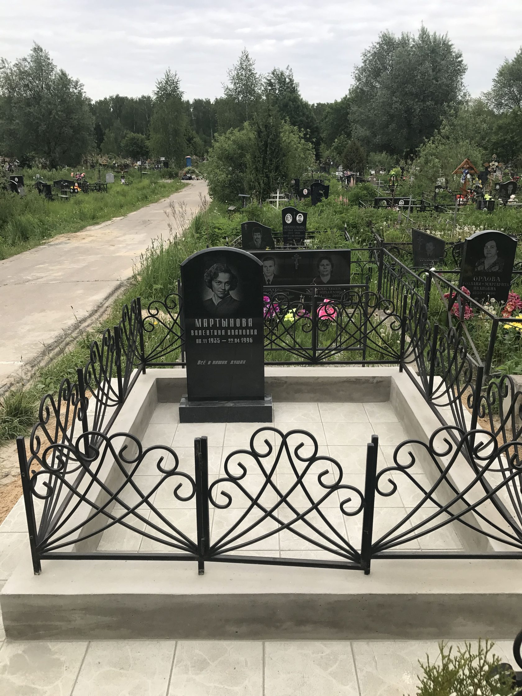 Домодедовское кладбище памятники