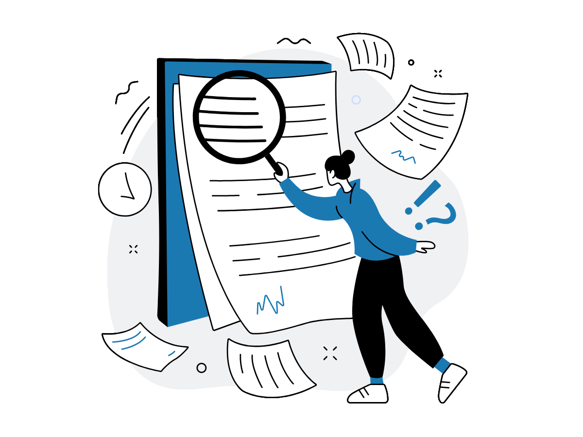 иллюстрация регистрация документов