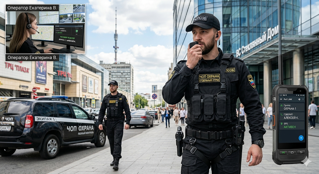 PoC-связь для ЧОП