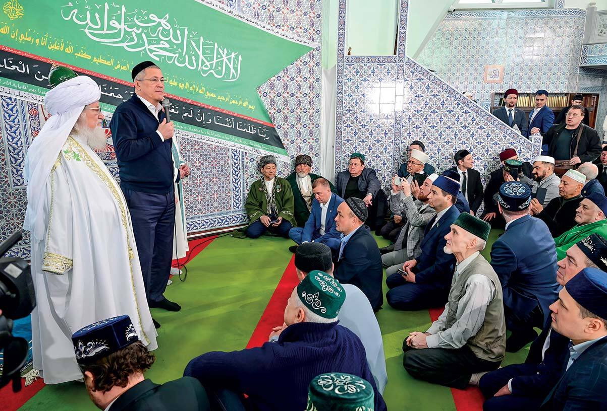 Eid al Fitr. Lala Tulpan Cathedral Mosque (Ufa, March 20, 2026)