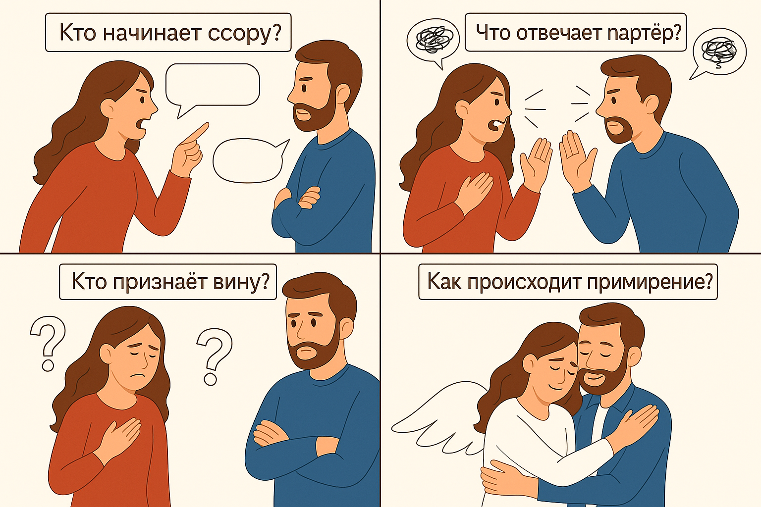 Осознанные сценарии ссор