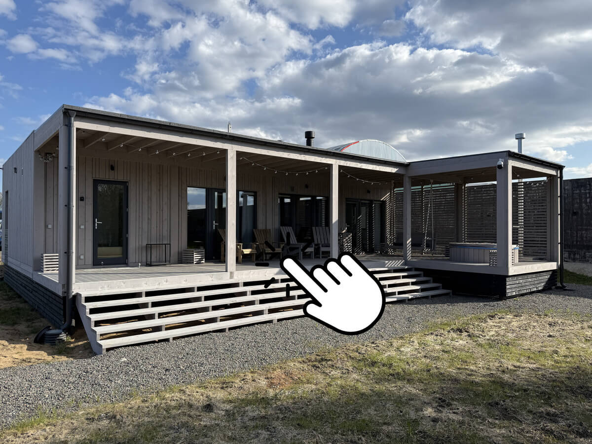 Металлический дом в Соче 3D-тур