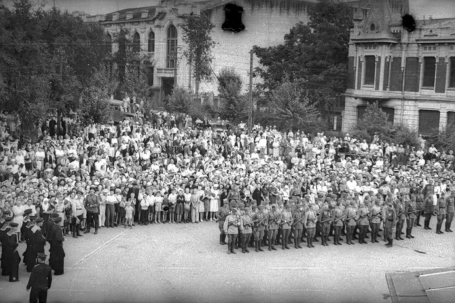 Парад в харбине 1945 фото