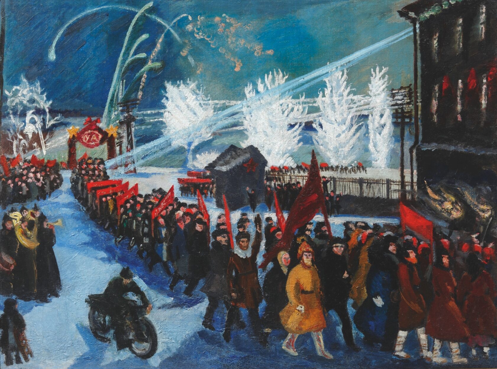 Праздничная демонстрация в Ижевске. 1932