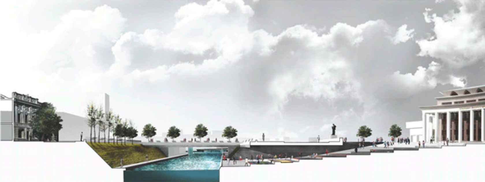 Kamal Theater Square, Studenchesky Descent