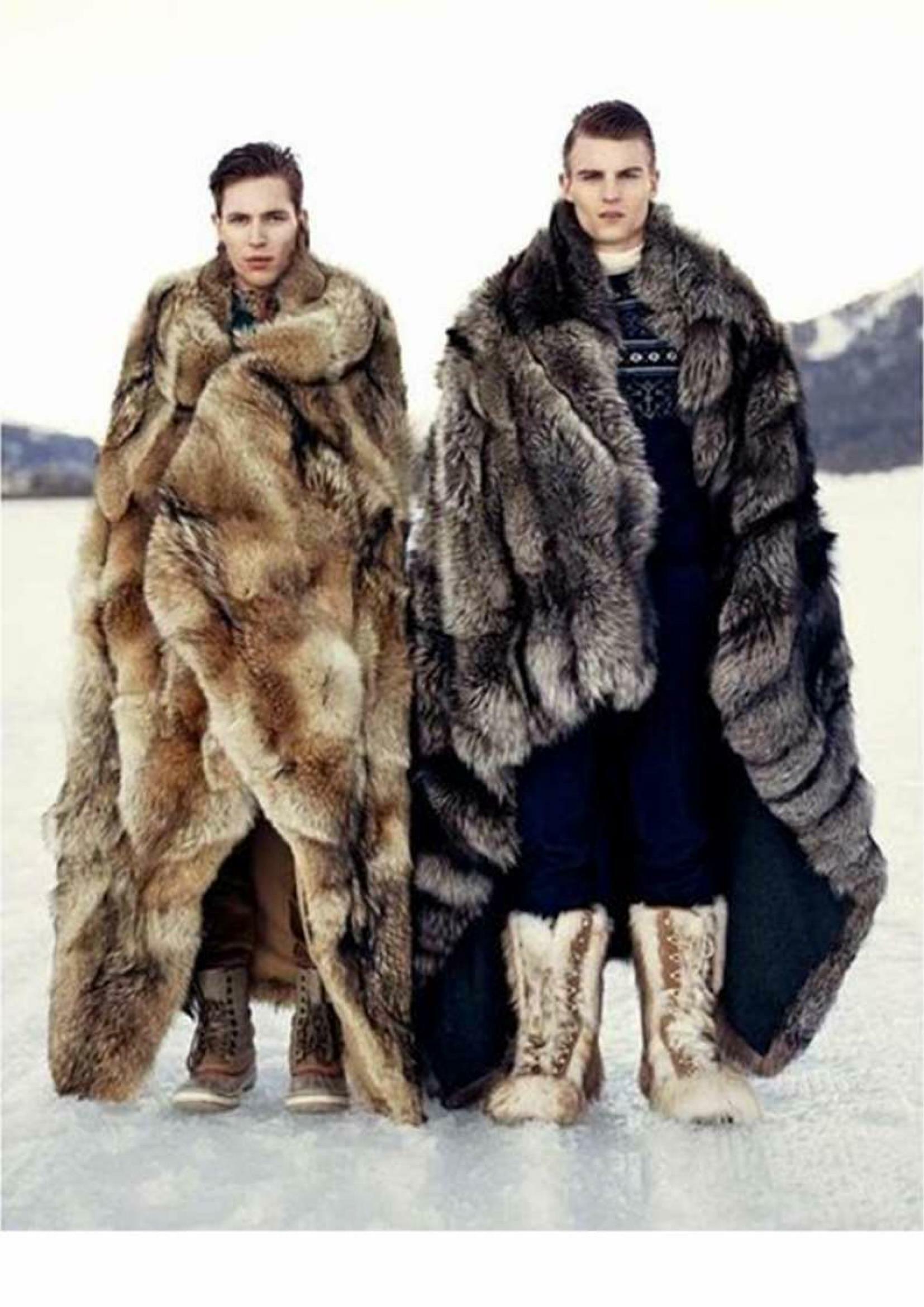 Sherpa fur Coat мужская
