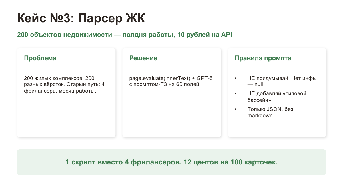 Парсер ЖК