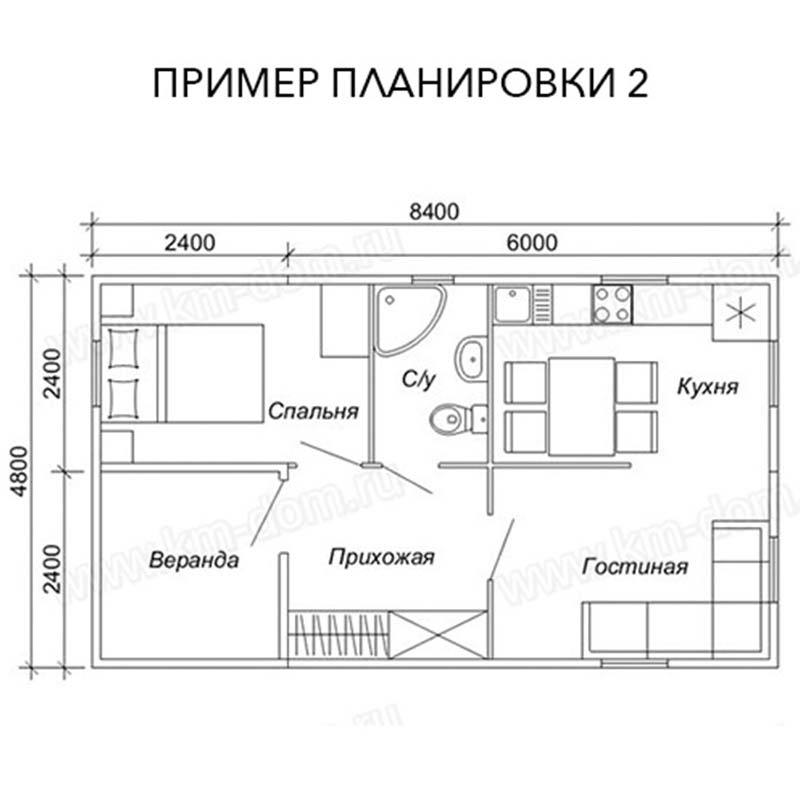 Чертежи модульных домов с размерами бесплатно