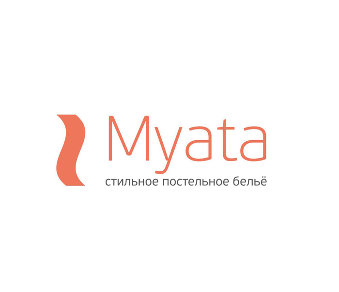 Логотип Myata — волна мягкости и покоя!