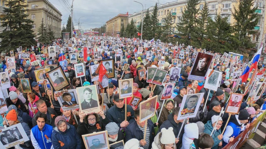 Шествие «Бессмертного полка» в Красноярске пройдет в очном формате