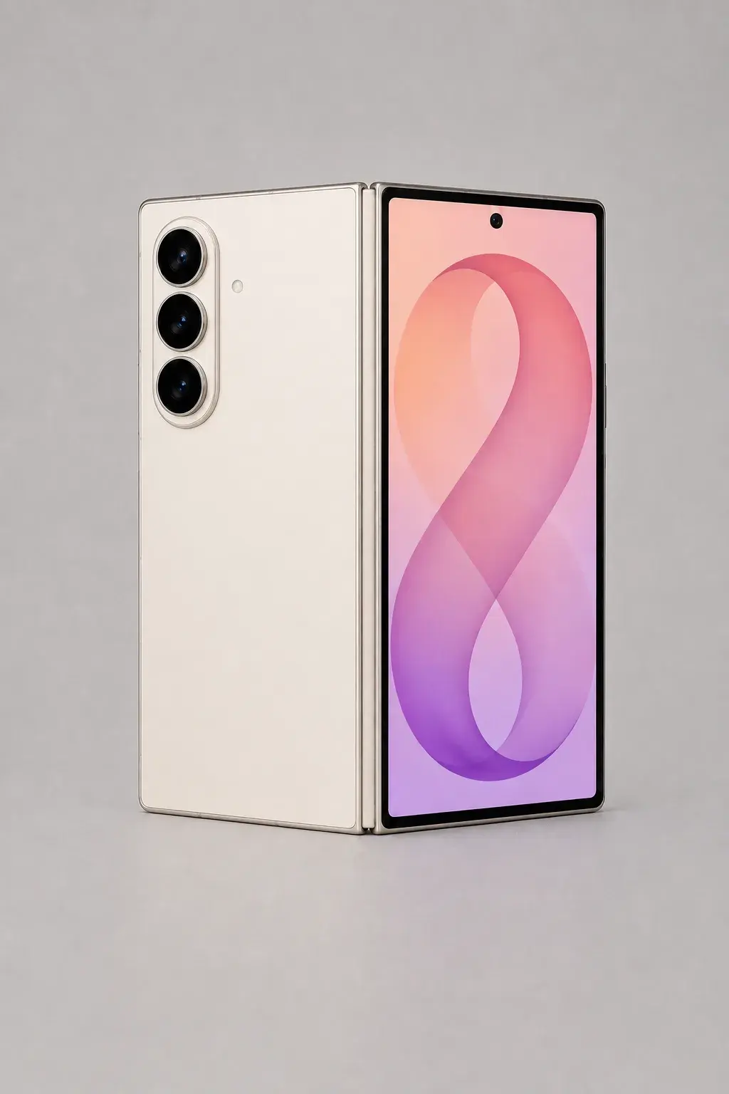 Galaxy Z Fold 8 Ultra, кремовый — фото 3