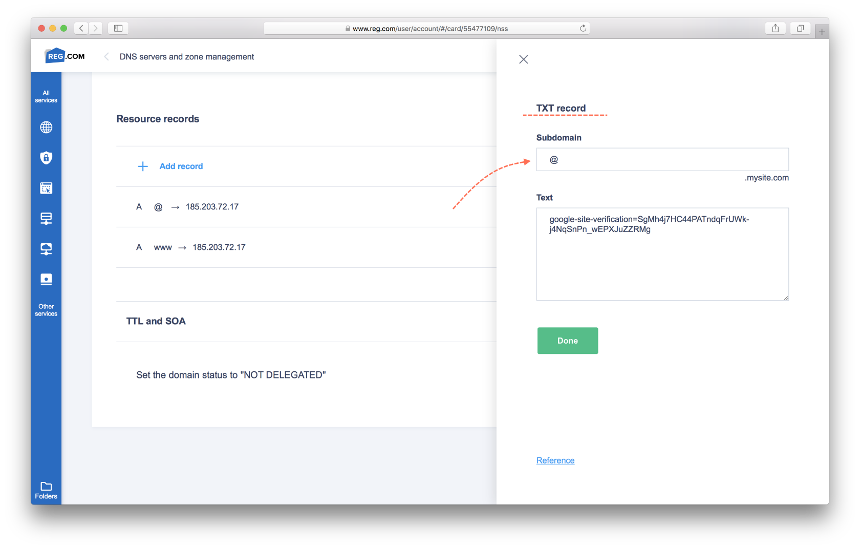 How to Verify Domain Ownership │ Tilda Help Center