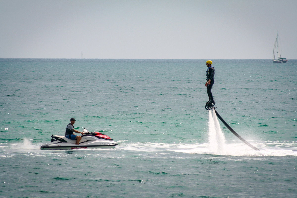 Flyboard пейзаж