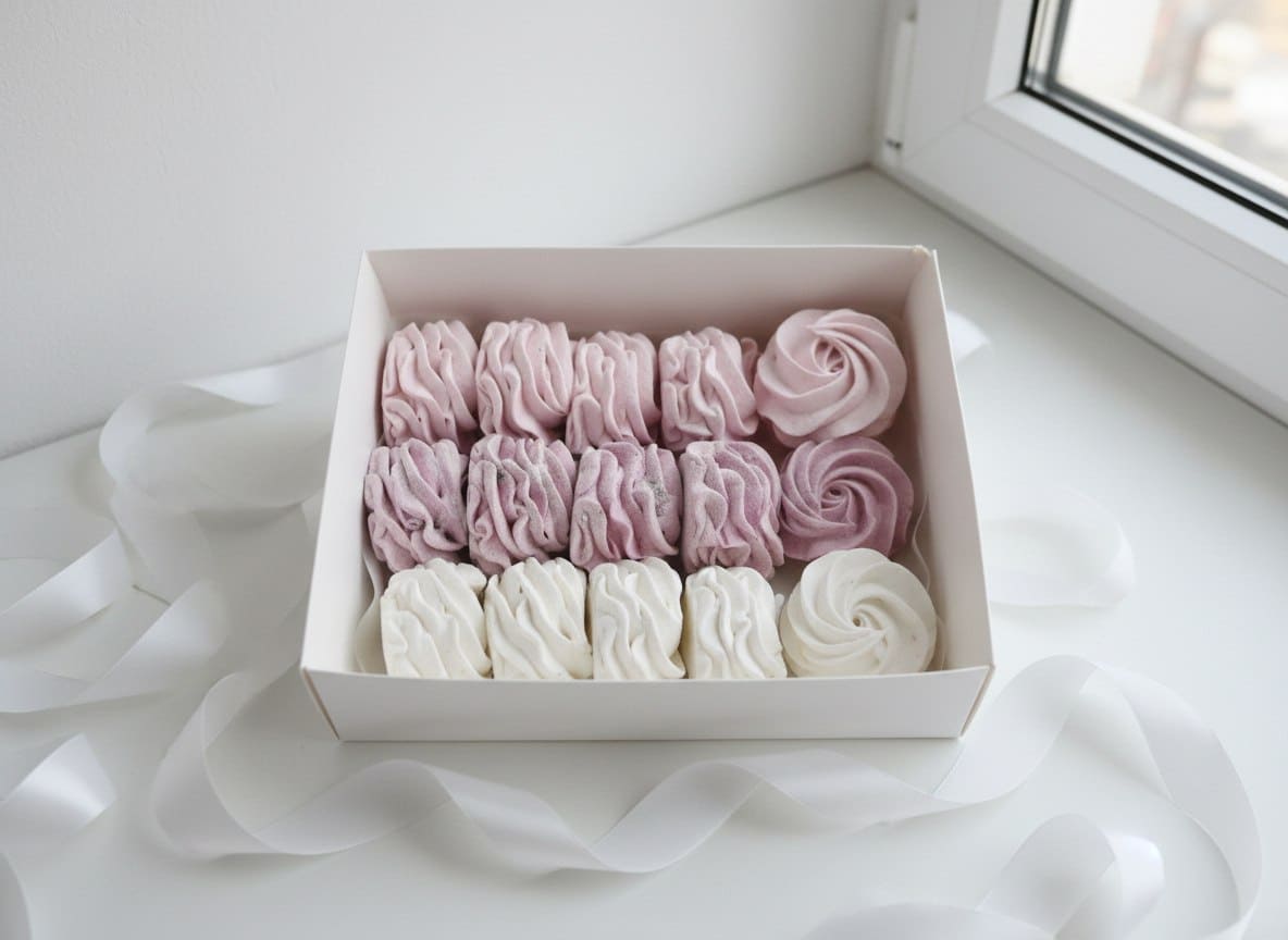 Коробочка завитков из зефира на ваш запрос 2