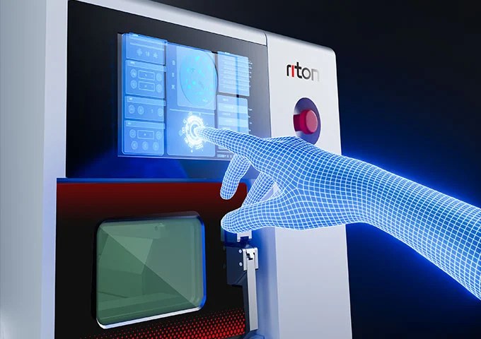 Сенсорный экран SLM 3D-принтера Riton с программой Riton Controller