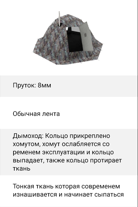 Палатка УП 3 Алтай двухслойная