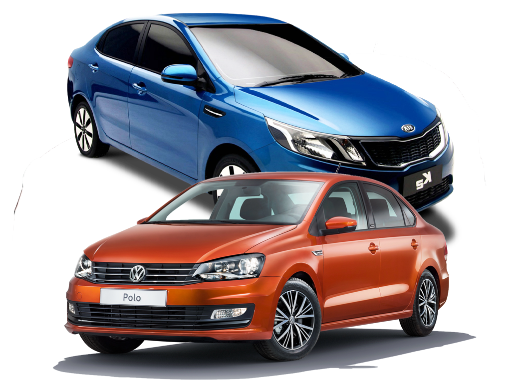 Kia Rio и Volkswagen Polo — легковые автомобили