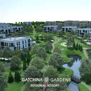 Начало строительства города-курорта GATCHINA GARDENS