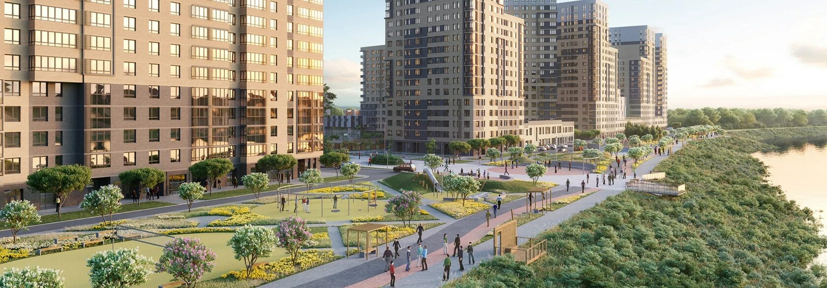 Европейский берег в тюмени