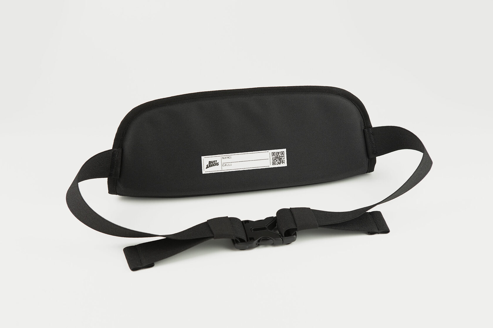 Складная хоба Butt Savers S-10. Сложенная, вид сзади