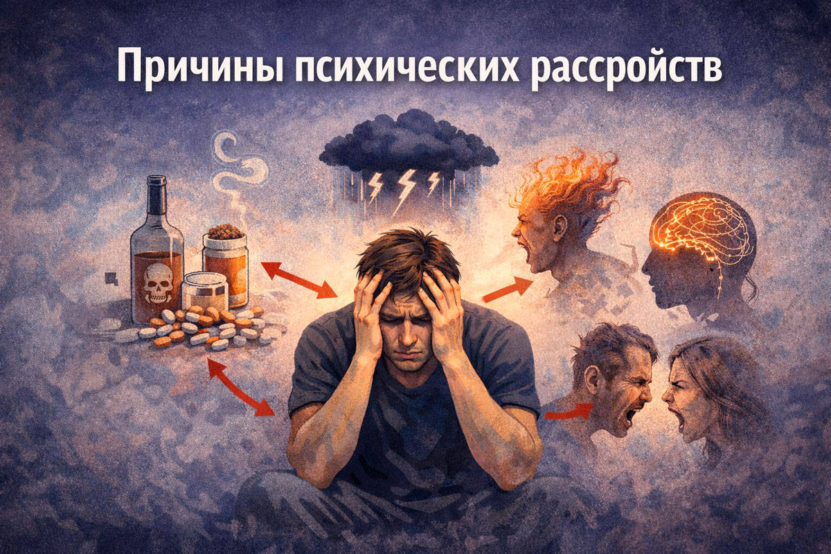 Причины психических расстройств