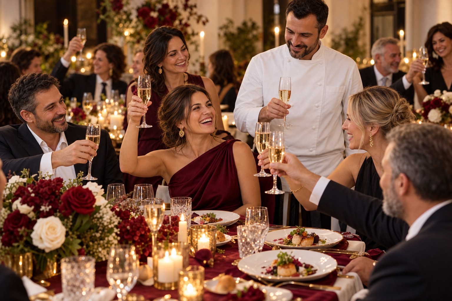 Банкет Charme Catering на день рождения для 30 гостей