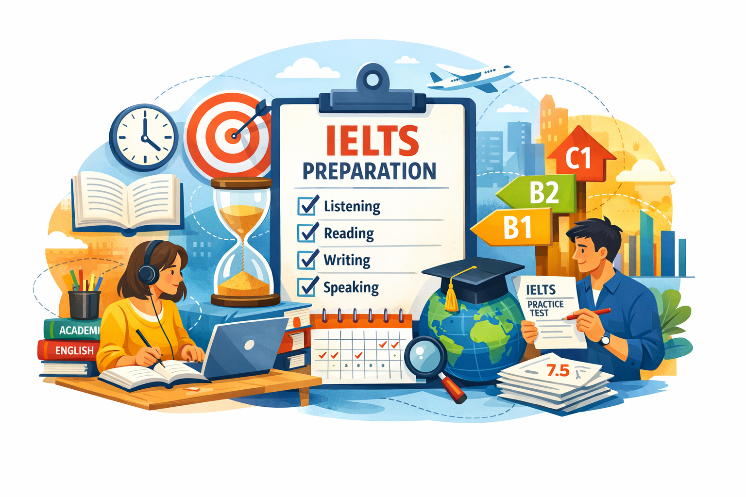 Сколько времени нужно для подготовки к IELTS?