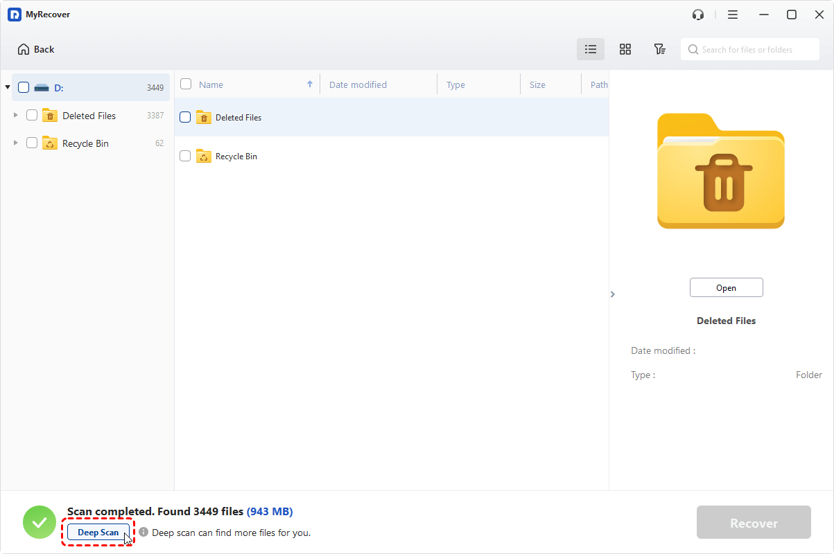 HDD Recovery Software Free – MyRecover